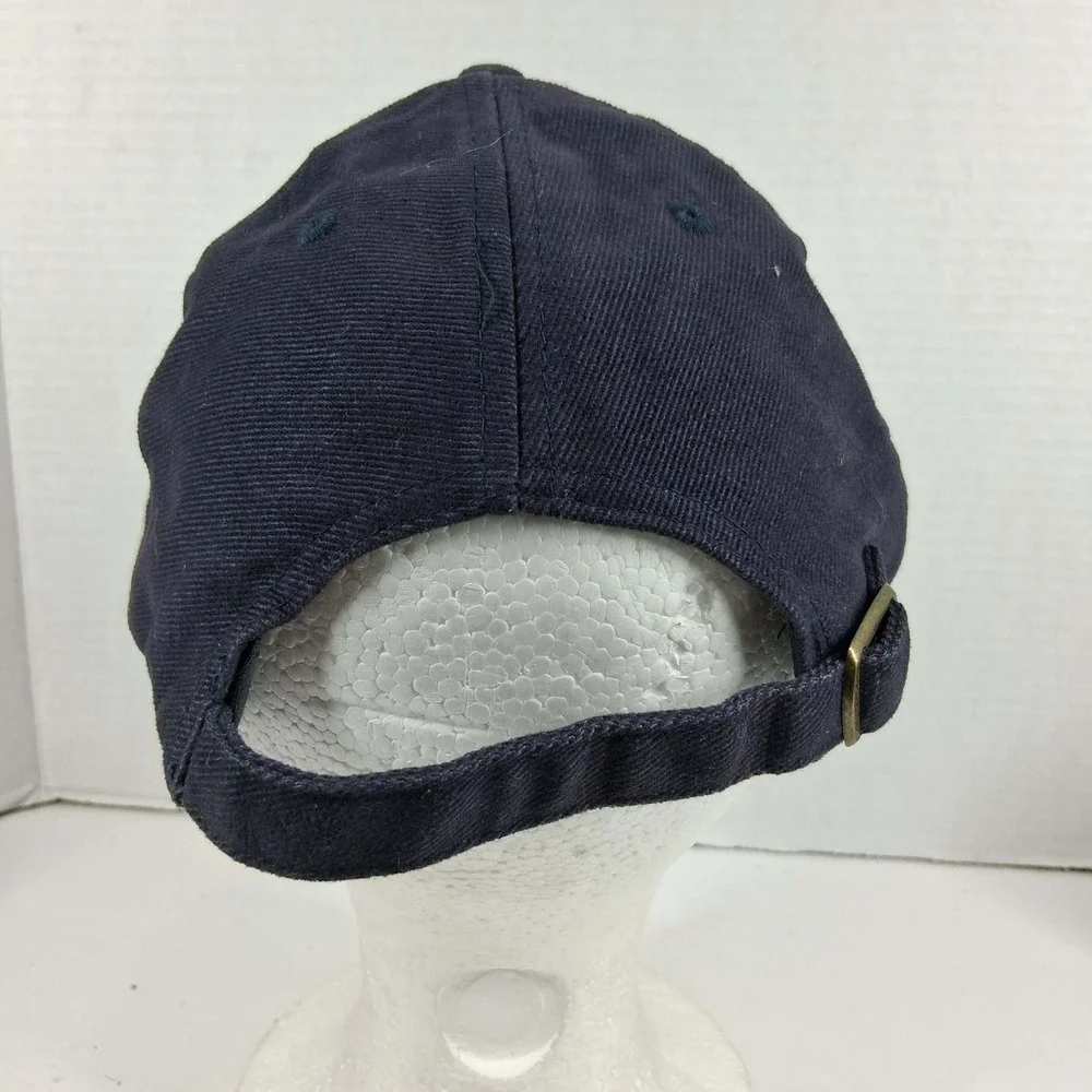 Heritage of Scotland St‎ Andrews Old Course Golf Hat Navy Blue Tan Strapback Cap